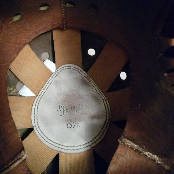 Vintage 1940's Leather Football Helmet - Picture 4 of 11